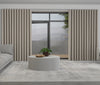 Nico Made to Measure Wave Curtain + FREE Track Taupe