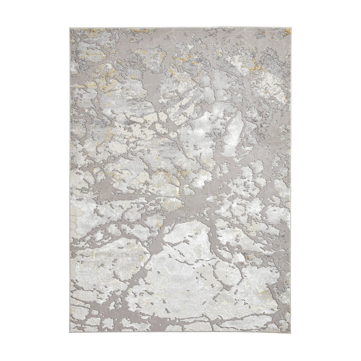 Apollo 2677 Modern Abstract Rug Grey Gold