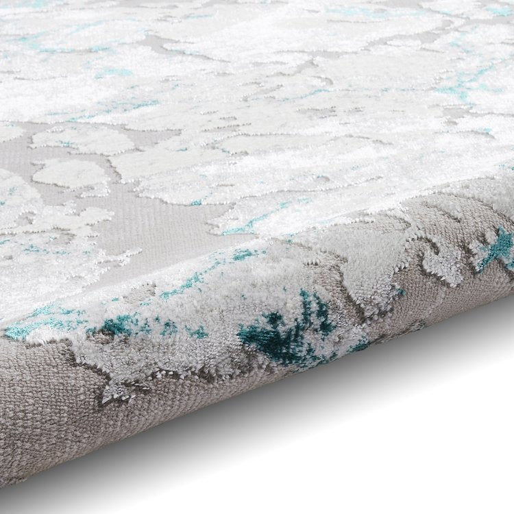 Apollo 2677 Modern Abstract Rug Grey Green