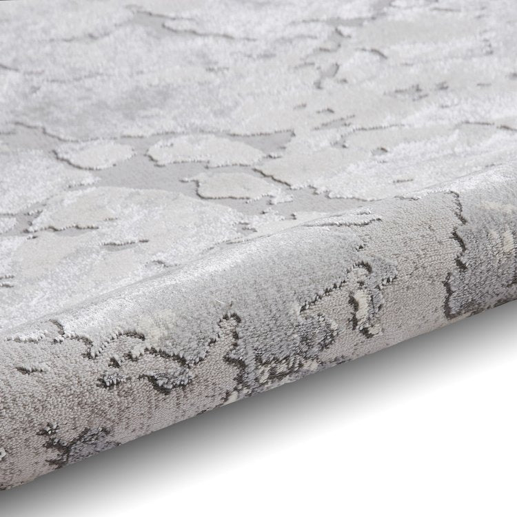 Apollo 2677 Modern Abstract Rug Grey Ivory