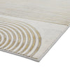 Apollo 2683 Modern Linear Rug Grey Gold