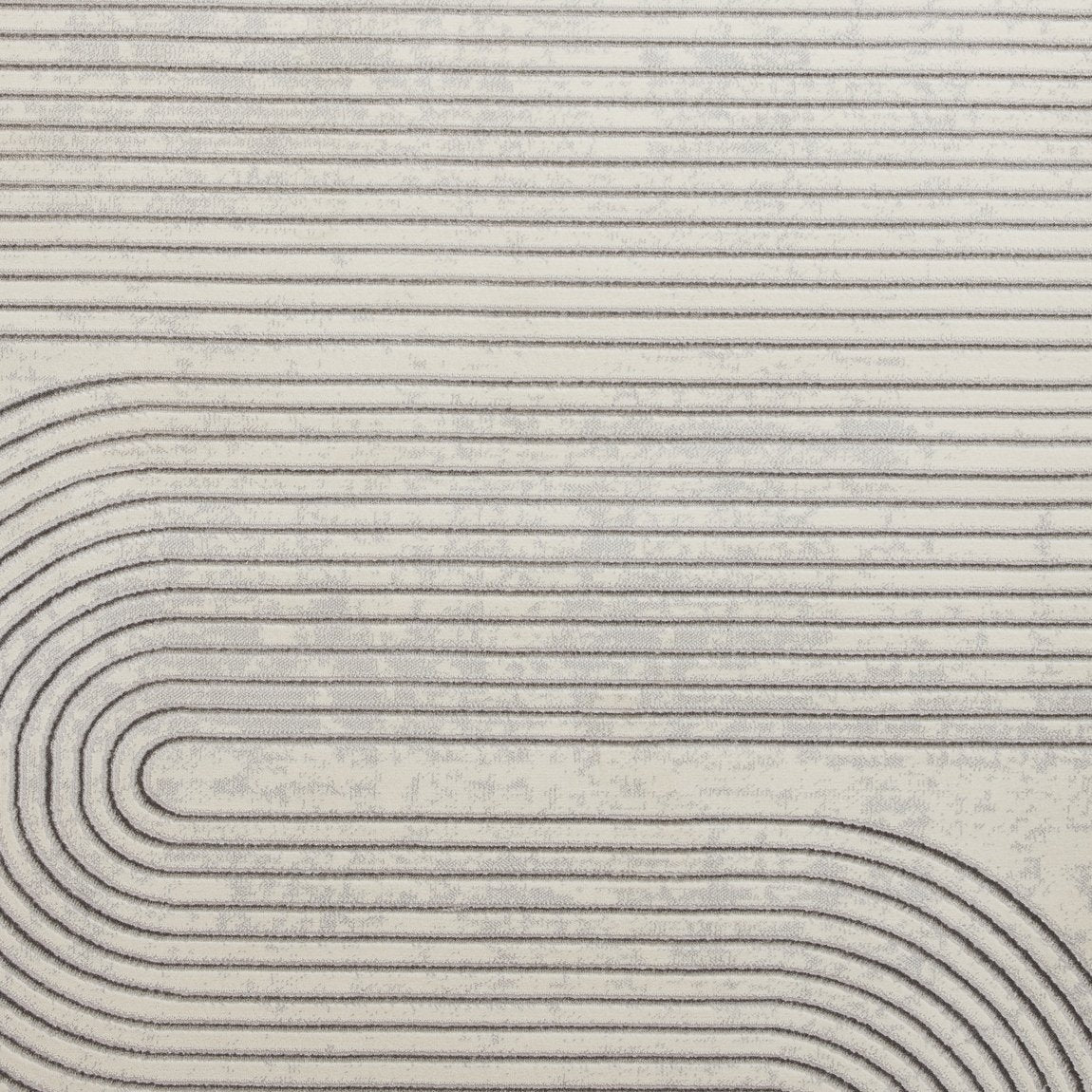 Apollo 2683 Modern Linear Rug Grey Ivory