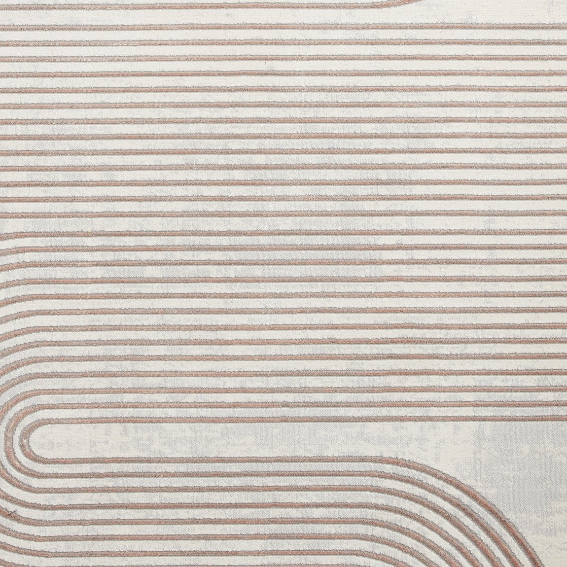 Apollo 2683 Modern Linear Rug Grey Rose