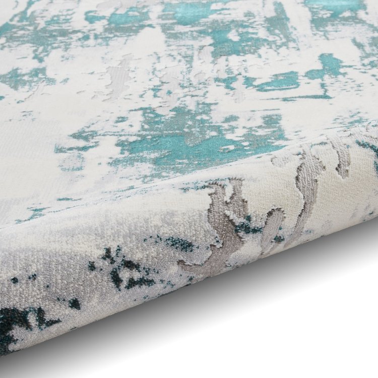 Apollo GR579 Modern Abstract Rug Grey Green