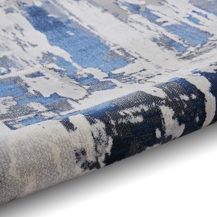 Apollo GR579 Modern Abstract 160cm x 220cm Rug Grey Navy