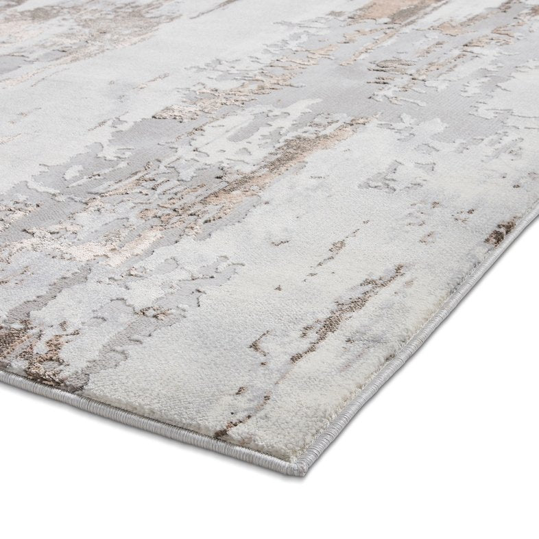 Apollo GR579 Modern Abstract Rug Grey Rose