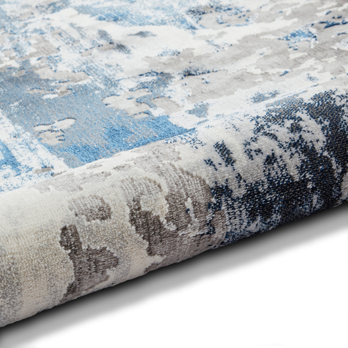 Apollo GR580 Modern Abstract Rug Grey Navy