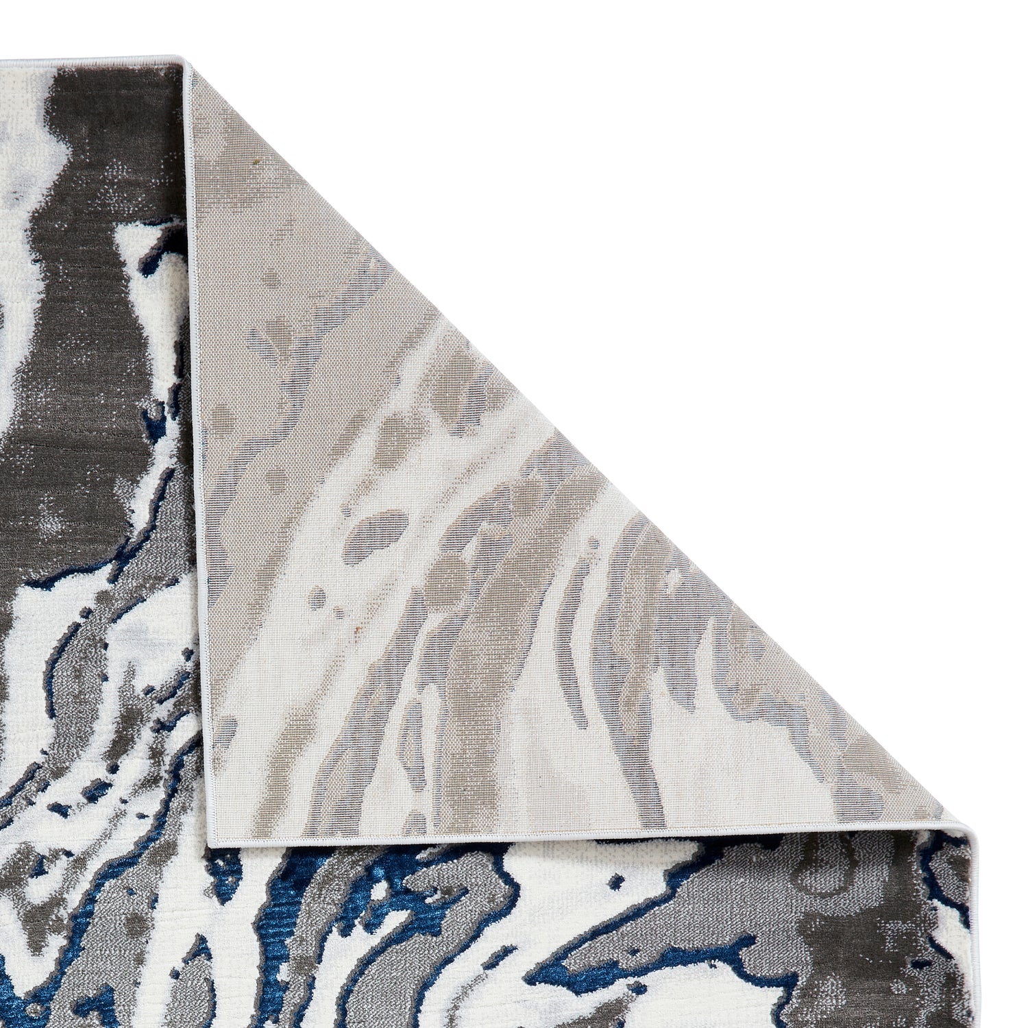 Apollo GR584 Modern Abstract Rug Grey Navy