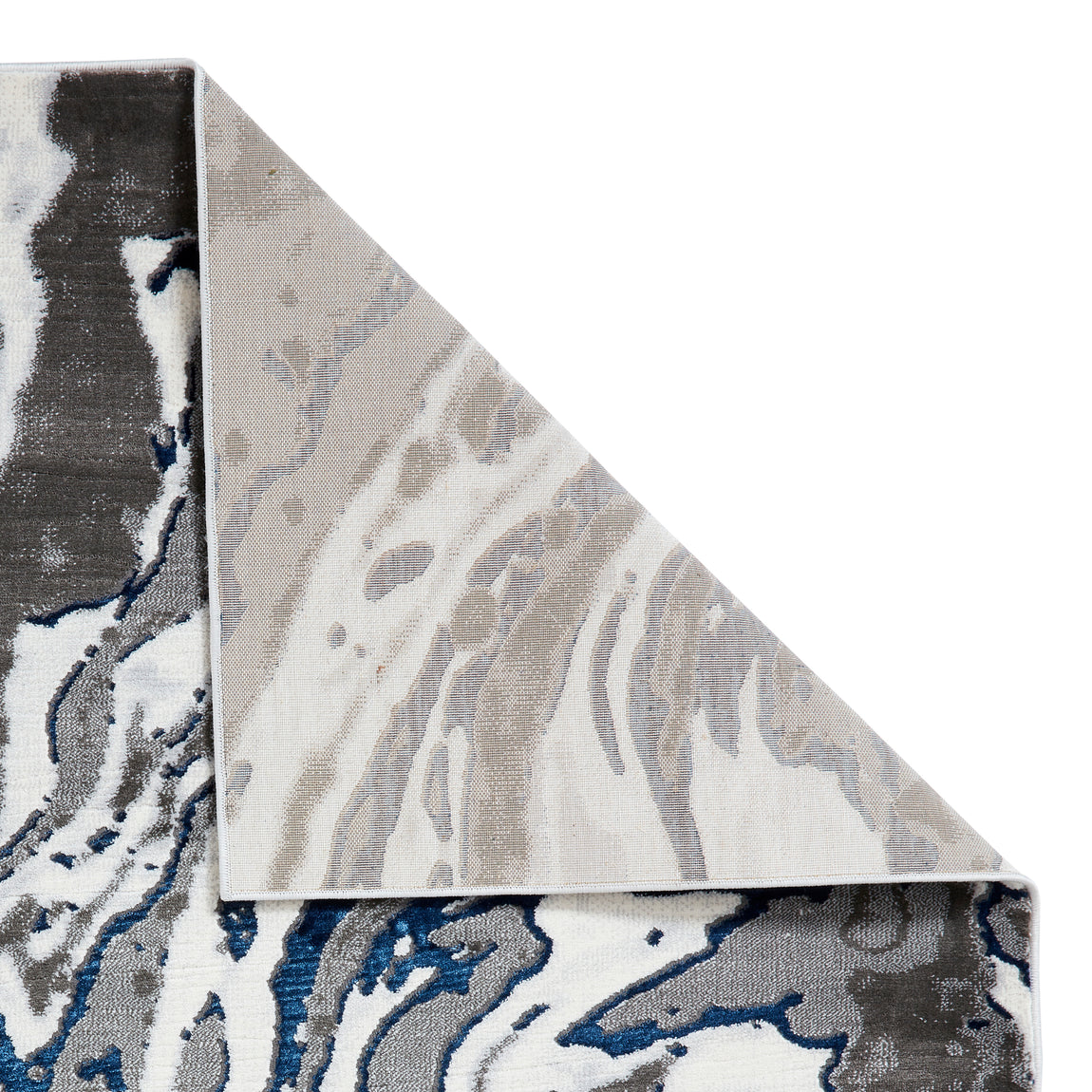 Apollo GR584 Modern Abstract Rug Grey Navy