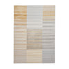 Apollo 2681 200cm x 290cm Metallic Effect Yarn Rug Grey Gold