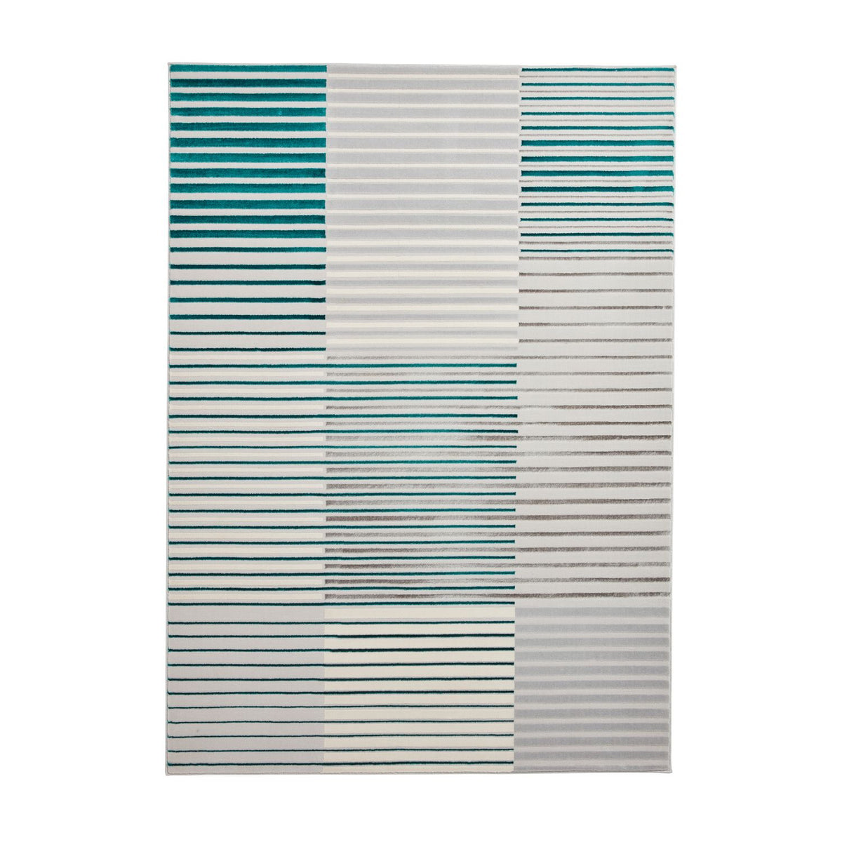 Apollo 2681 80cm x 150cm Metallic Effect Yarn Rug Grey Green