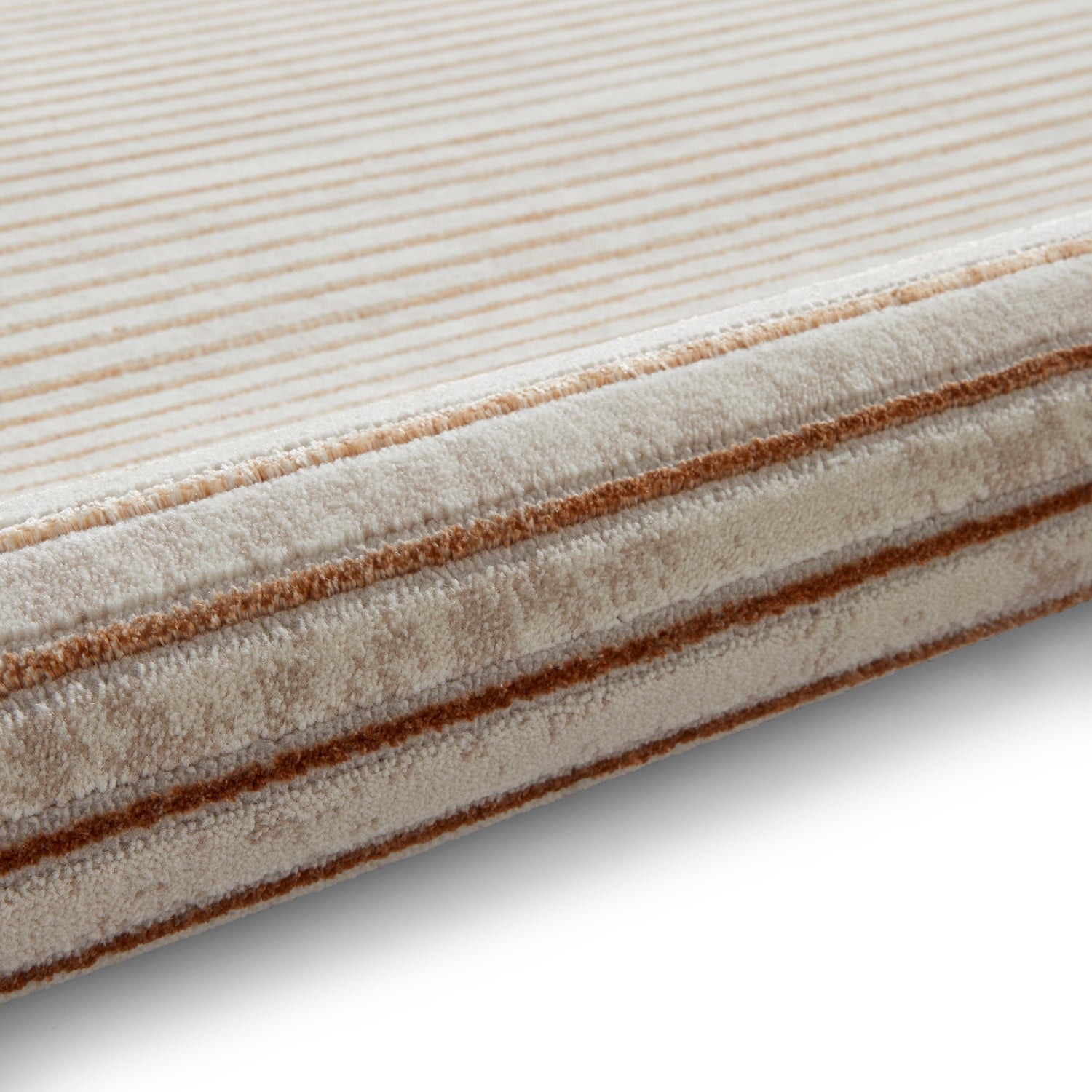 Apollo 2683 Metallic Effect Yarn Rug Bronze Grey