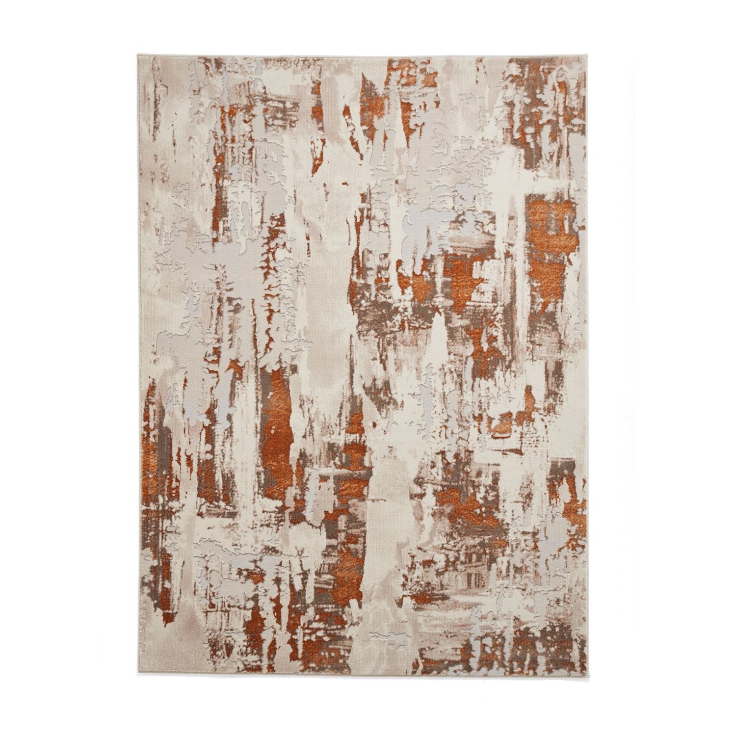 Apollo GR579 Metallic Effect Yarn Rug Bronze Grey