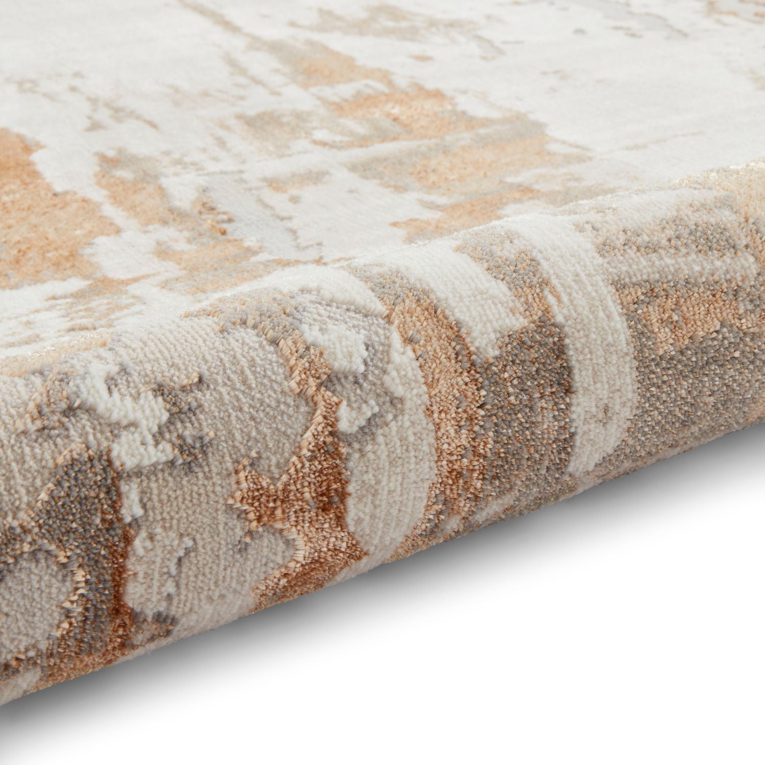Apollo GR579 Metallic Effect Yarn Rug Bronze Grey