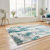Apollo GR579 200cm x 290cm Metallic Effect Yarn Rug Grey Green
