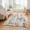 Apollo GR579 200cm x 290cm Metallic Effect Yarn Rug Grey Rose