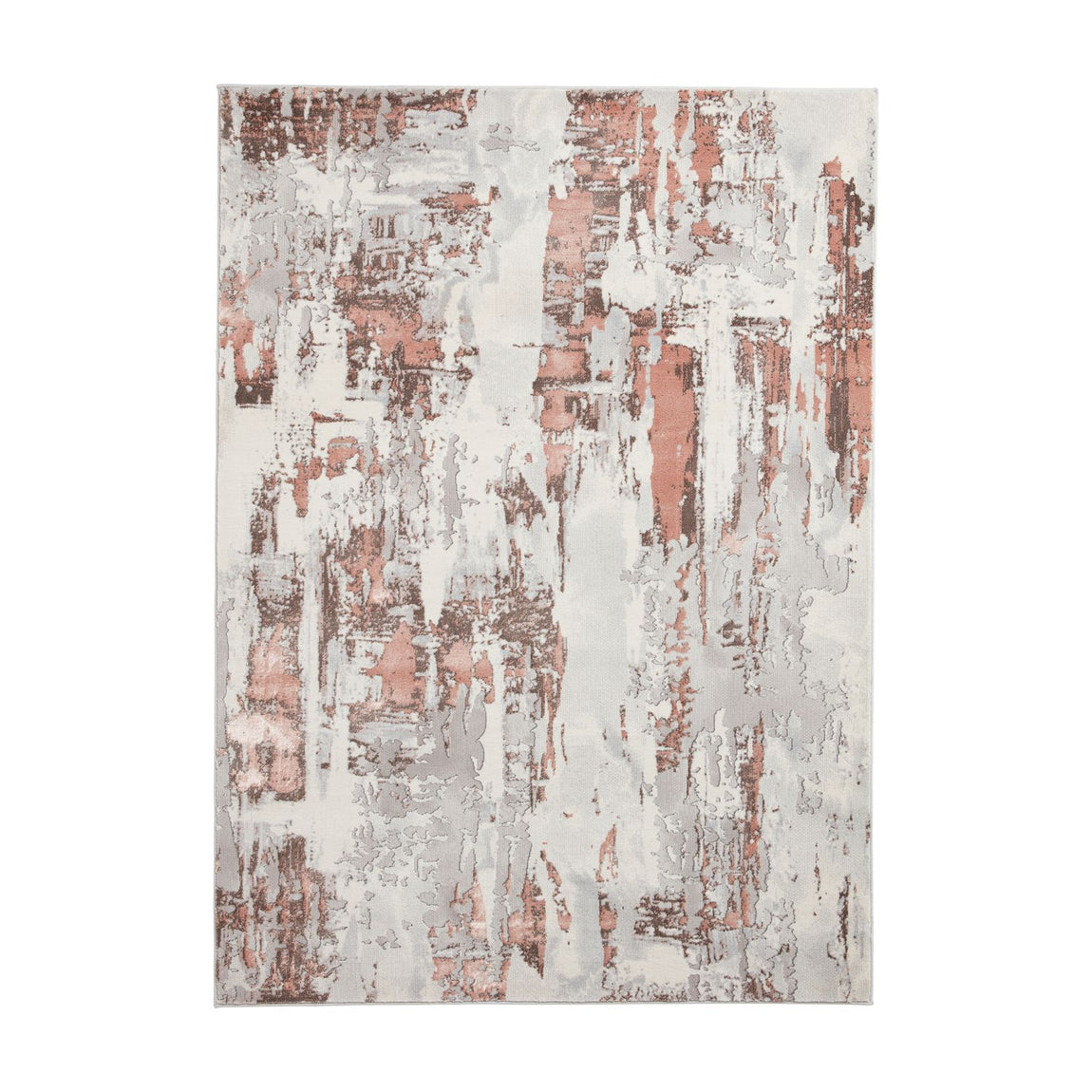 Apollo GR579 200cm x 290cm Metallic Effect Yarn Rug Grey Rose