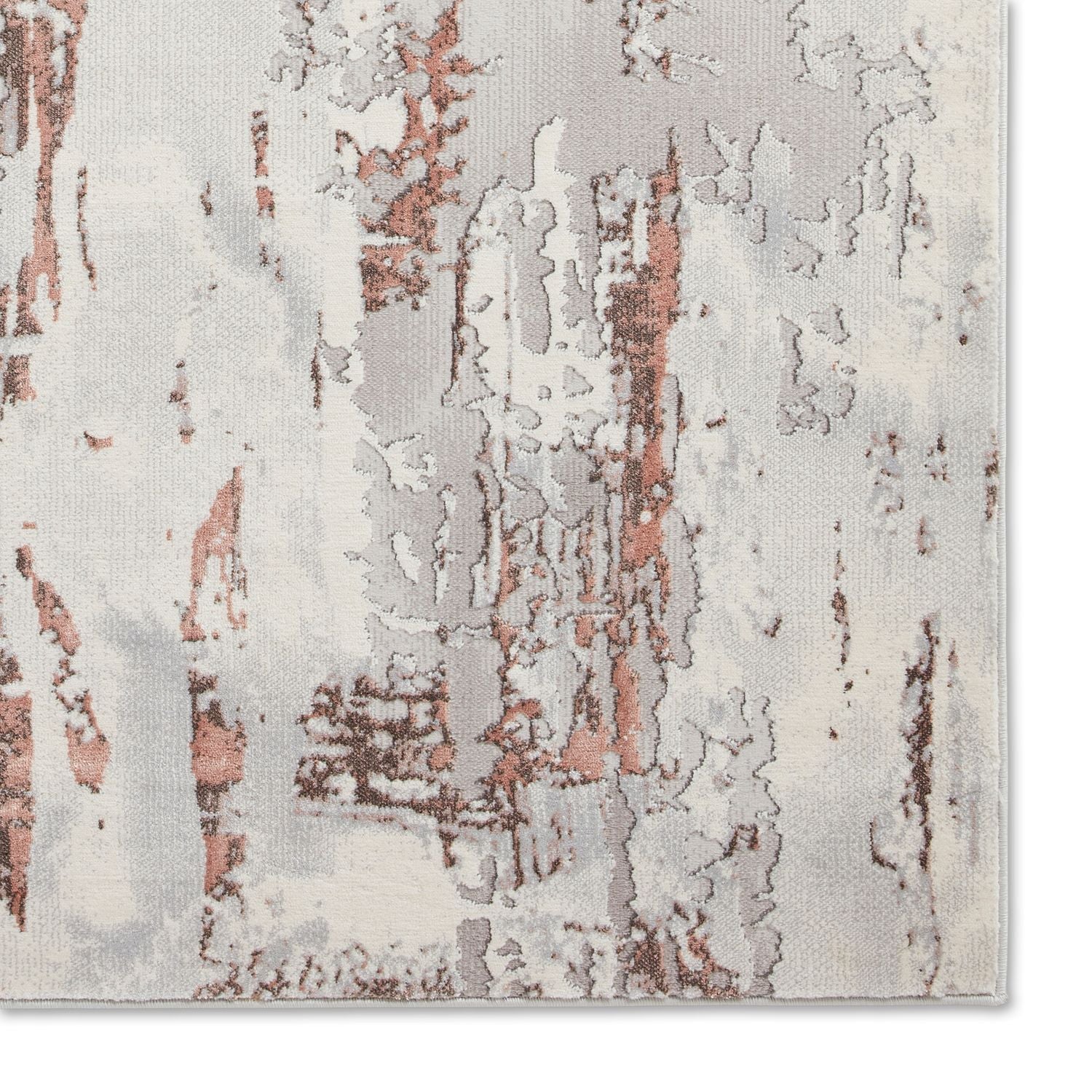 Apollo GR579 200cm x 290cm Metallic Effect Yarn Rug Grey Rose