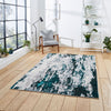 Apollo GR580 200cm x 290cm Metallic Effect Yarn Rug Grey Green