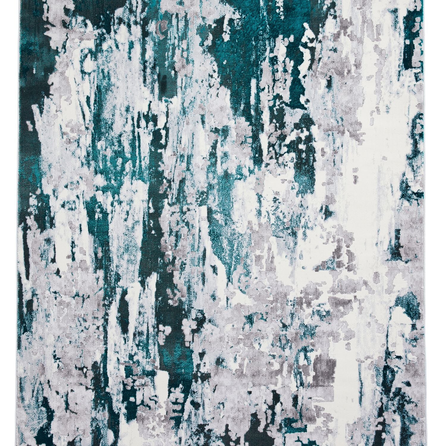 Apollo GR580 200cm x 290cm Metallic Effect Yarn Rug Grey Green