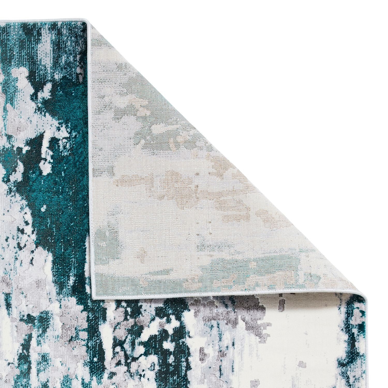 Apollo GR580 200cm x 290cm Metallic Effect Yarn Rug Grey Green
