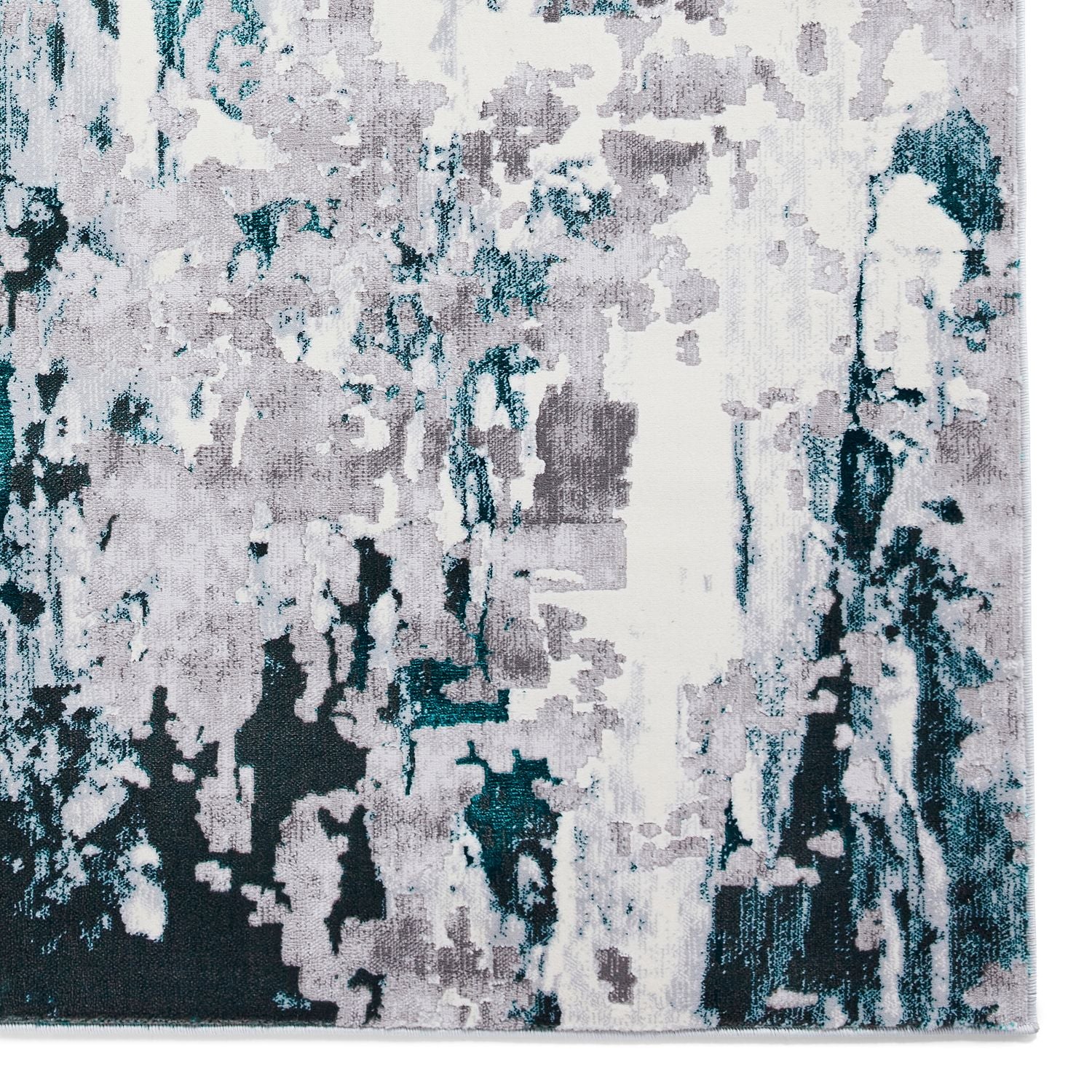 Apollo GR580 200cm x 290cm Metallic Effect Yarn Rug Grey Green