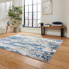 Apollo GR580 200cm x 290cm Metallic Effect Yarn Rug Grey Navy