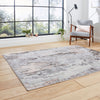 Apollo GR580 200cm x 290cm Metallic Effect Yarn Rug Grey Rose