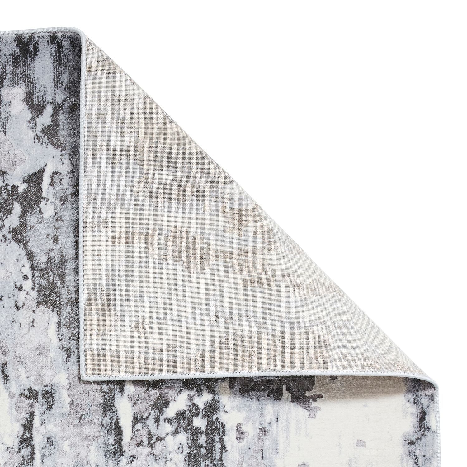 Apollo GR580 200cm x 290cm Metallic Effect Yarn Rug Grey