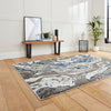 Apollo GR584 200cm x 290cm Metallic Effect Yarn Rug Grey Navy