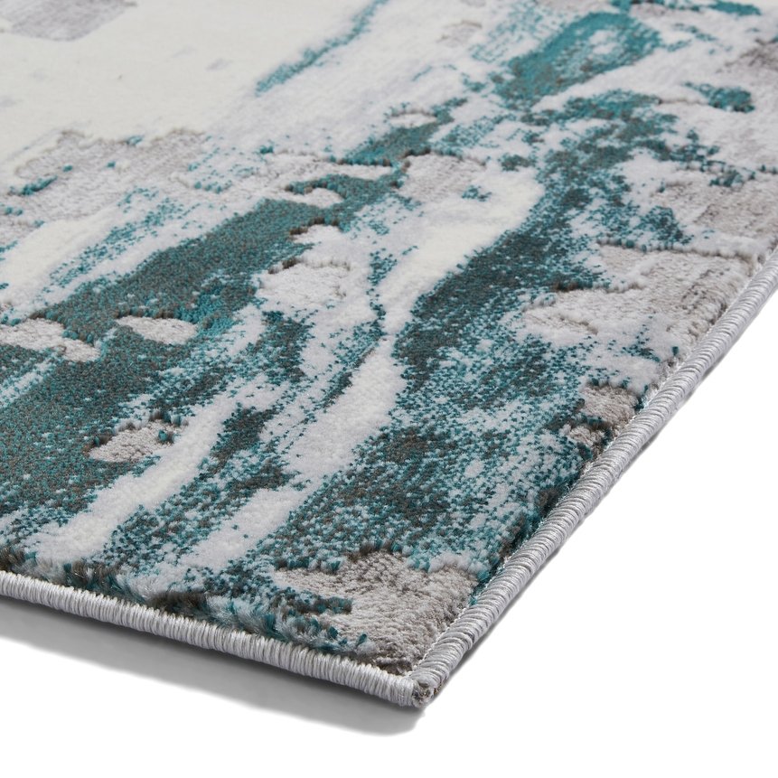 Apollo GR580 Modern Abstract Rug Grey Green