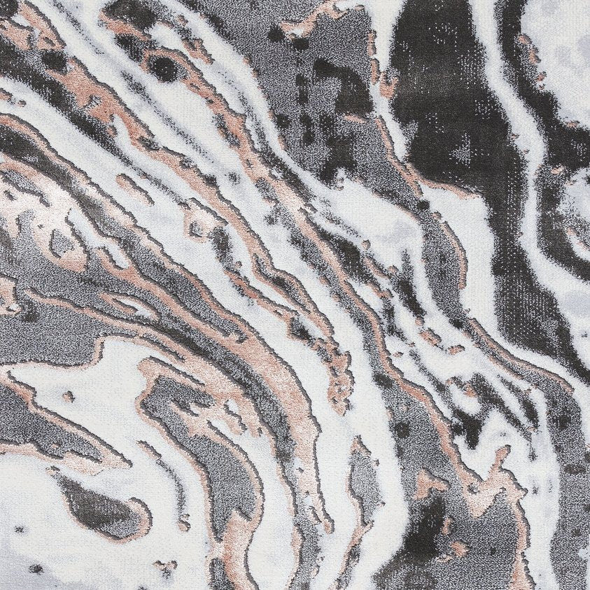 Apollo GR584 Modern Abstract Rug Grey Rose