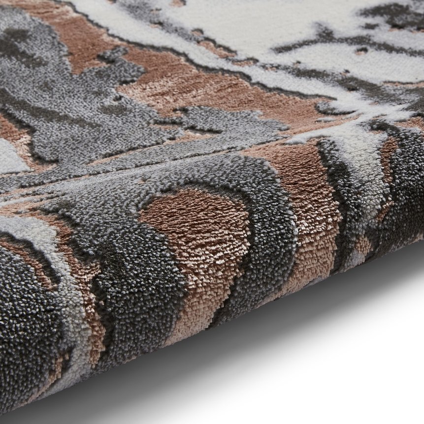 Apollo GR584 Modern Abstract Rug Grey Rose
