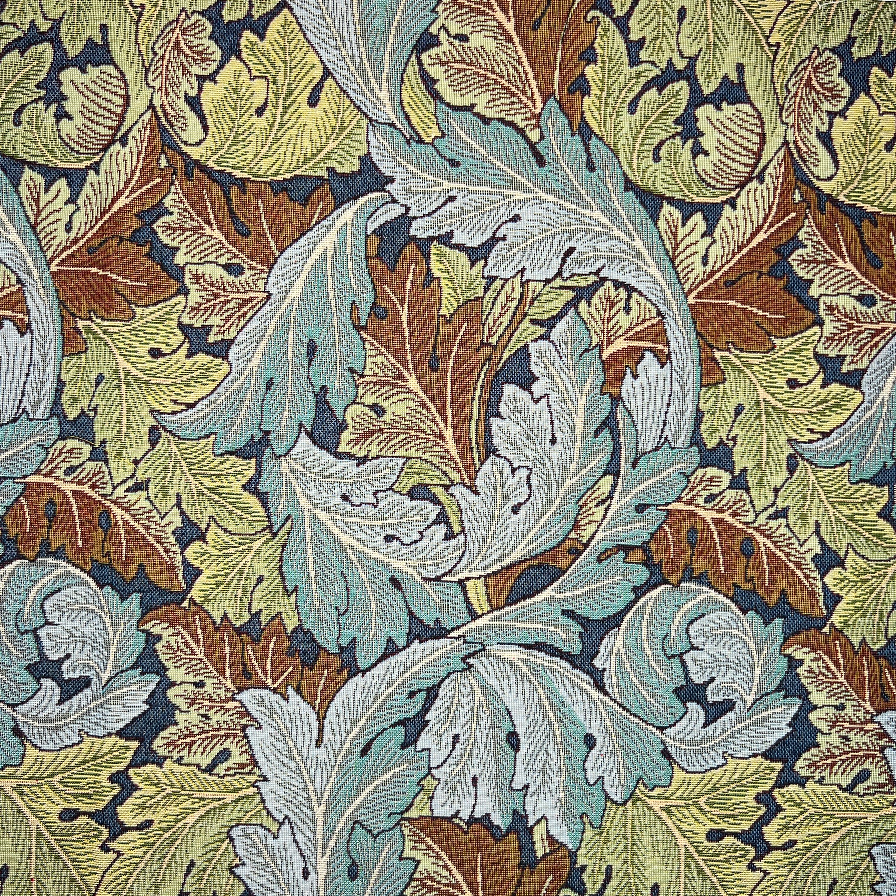 William Morris Acanthus Tapestry Fabric Denim
