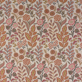 Arrelia Woven Fabric Crimson
