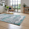 Artemis B9289A Metallic Effect Yarn Rug Green