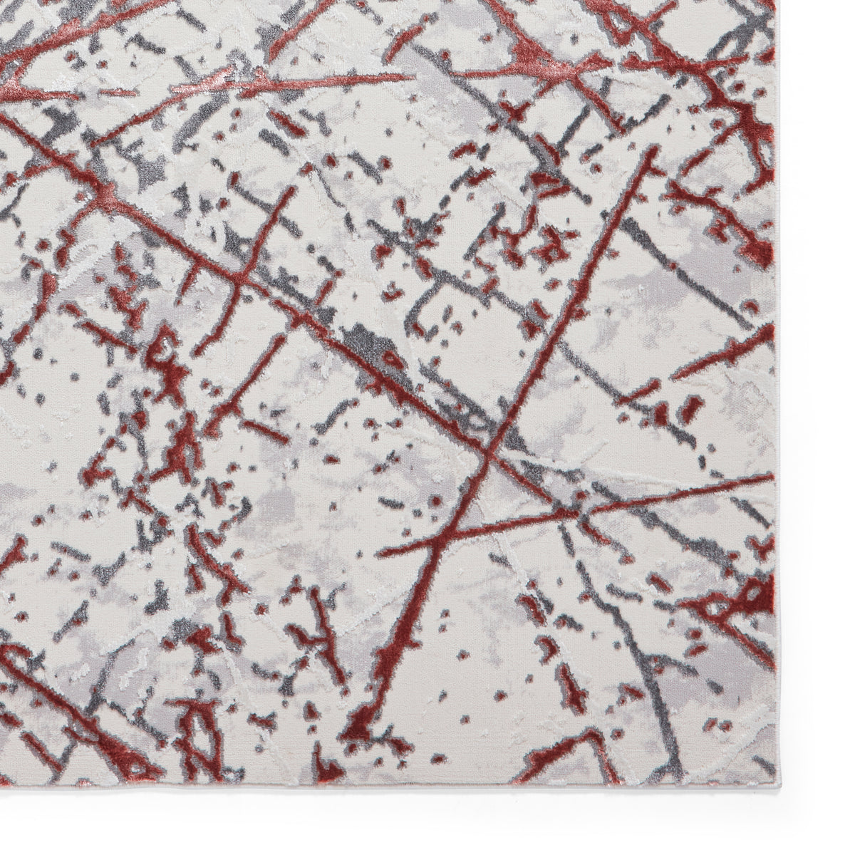 Artemis B8403A Metallic Effect Yarn Rug Pink Silver