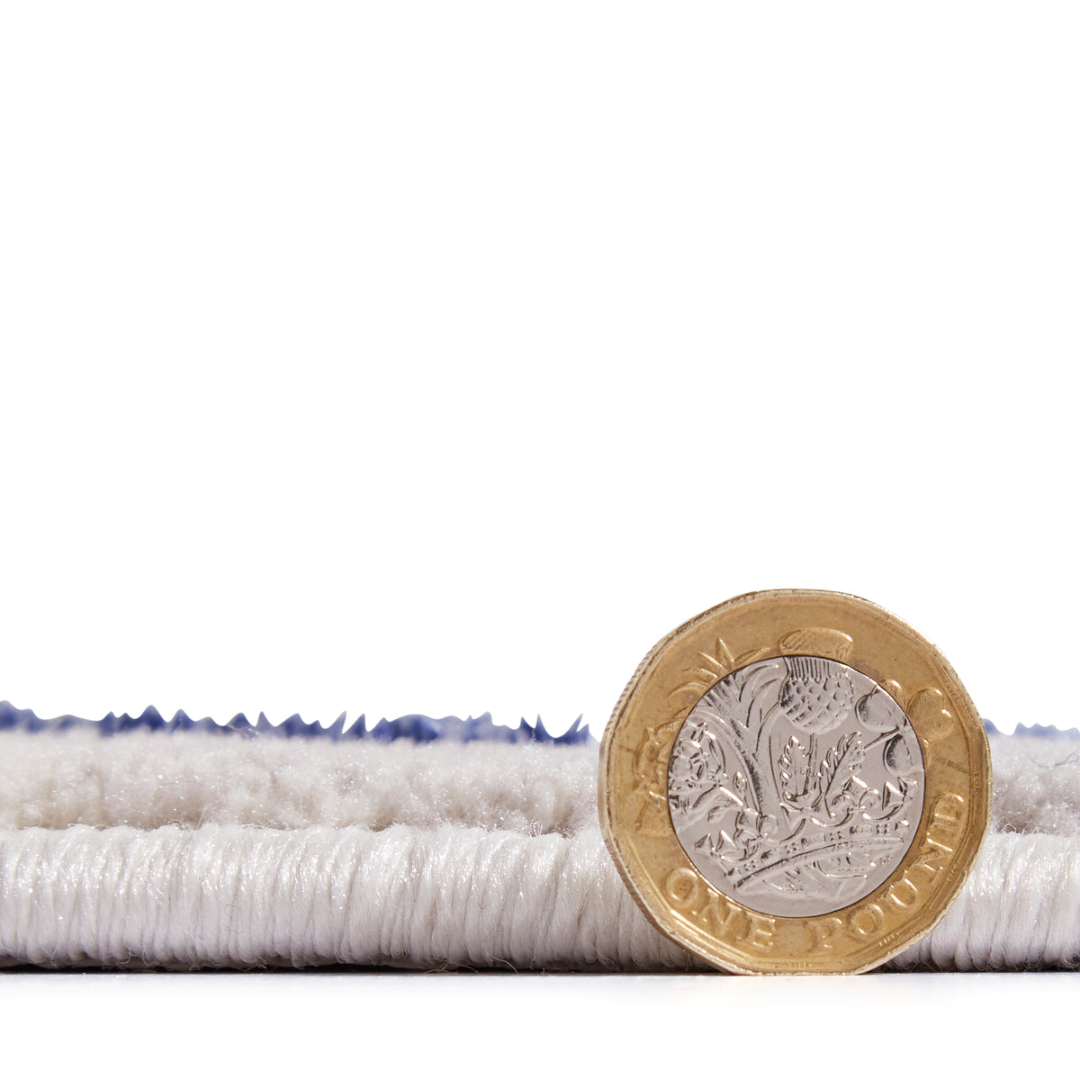 Artemis B9076A Metallic Effect Yarn Rug Blue Silver