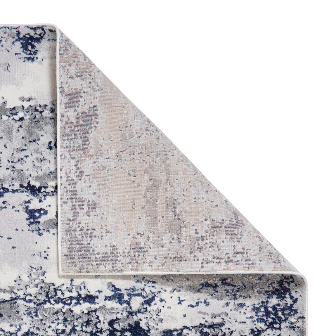 Artemis B9289A Metallic Effect Yarn Rug Blue