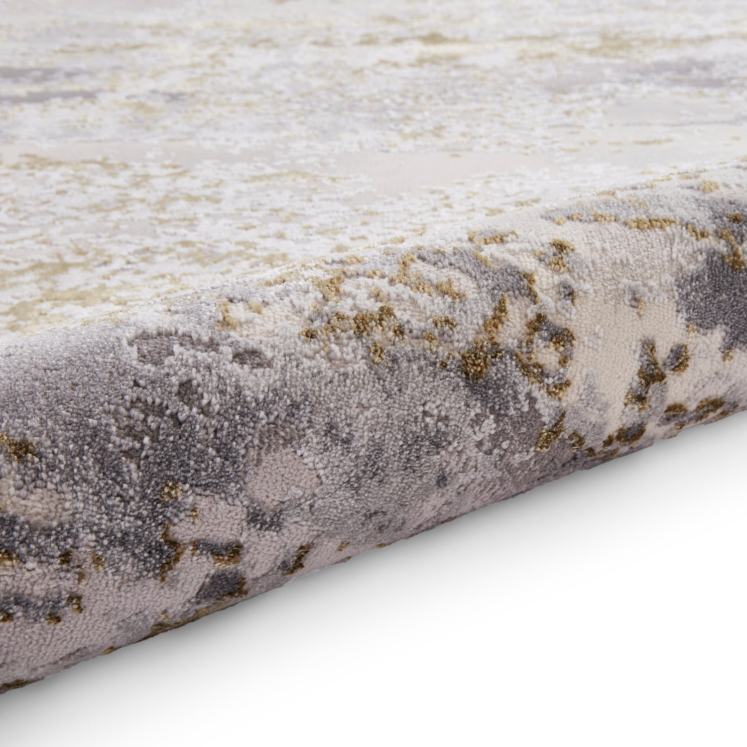 Artemis B9289A Metallic Effect Yarn Rug Gold