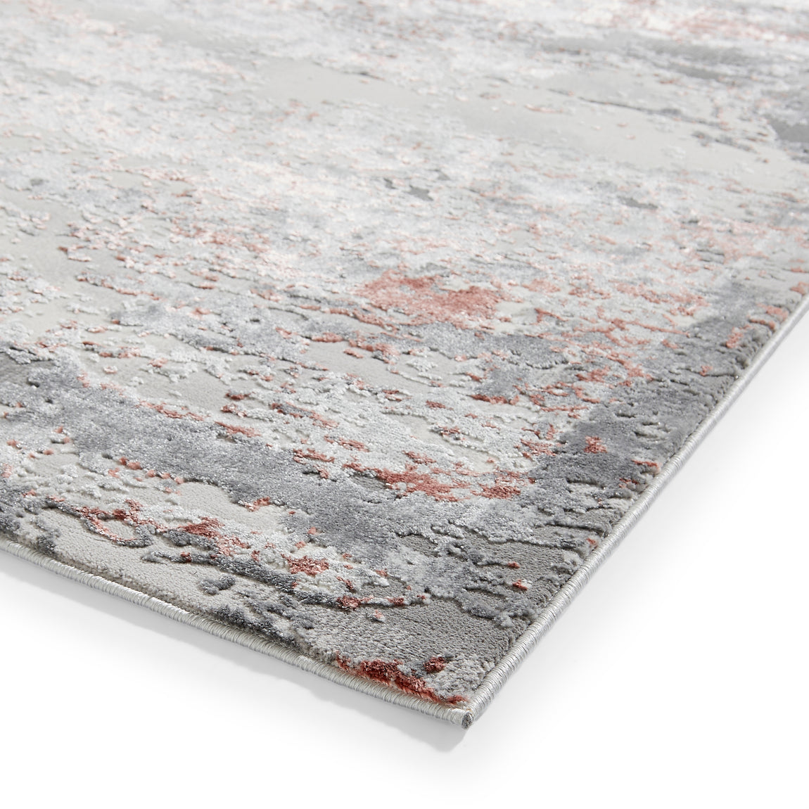 Artemis B9289A Metallic Effect Yarn Rug Pink