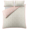 Laura Ashley Ashstead Damask Duvet Cover Bedding Set Natural Coral