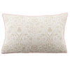 Laura Ashley Ashstead Damask Pair of Housewife Pillowcases Natural Coral