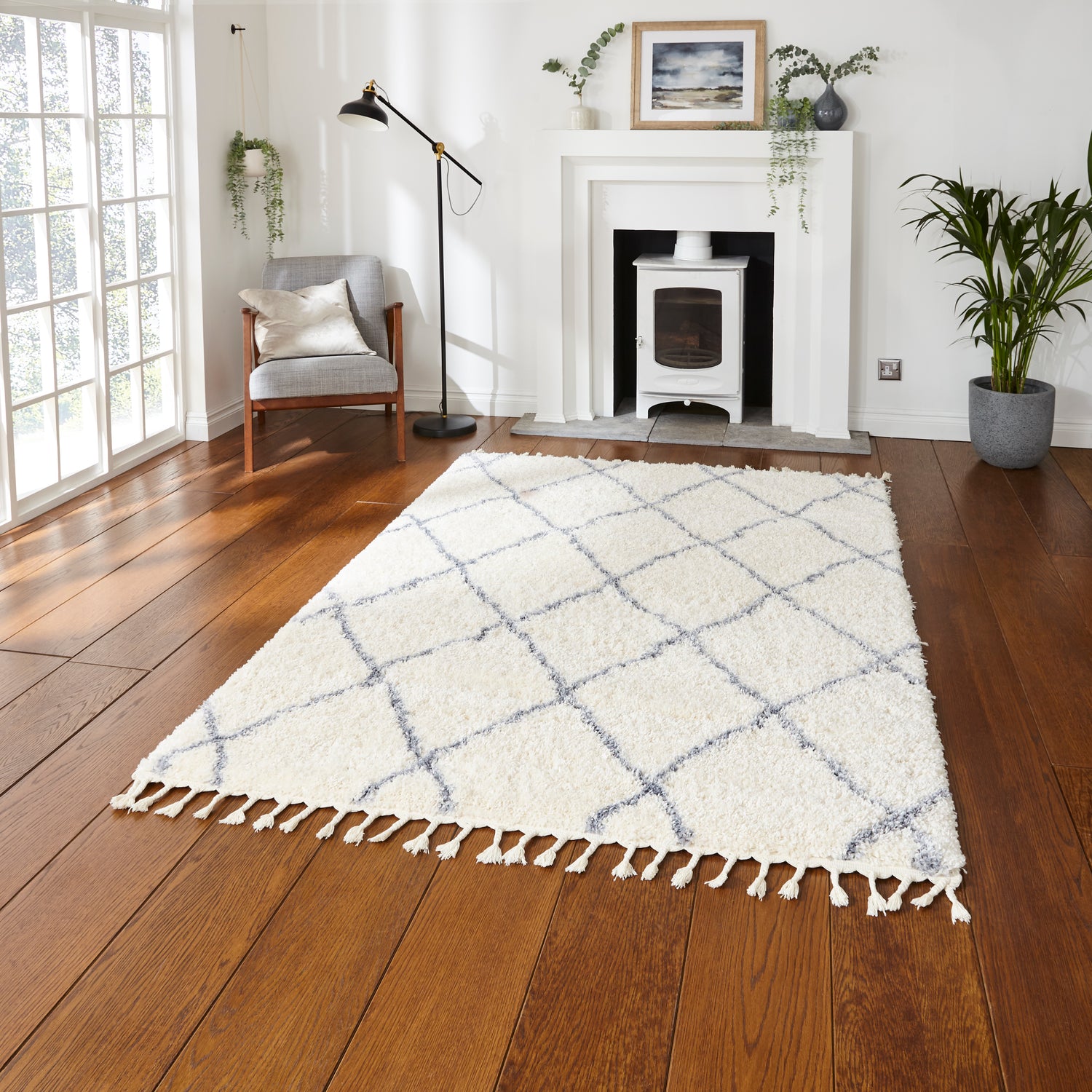 Aspen 1819 120cm x 170cm Rug Ivory Grey