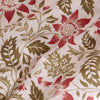 Laura Ashley Astley Floral Christmas Brushed Cotton Duvet Cover Bedding Set Festive Red