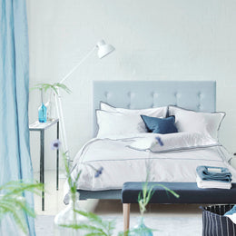 Designers Guild Astor Duvet Cover Bedding Set Denim Blue
