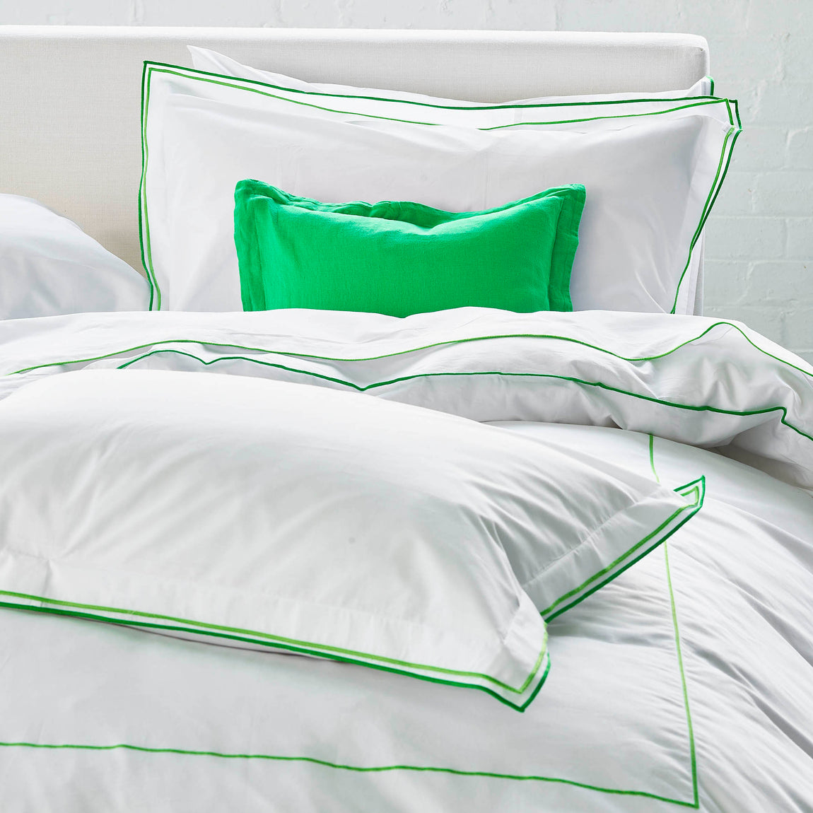 Designers Guild Astor Duvet Cover Bedding Set Emerald Green