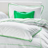 Designers Guild Astor Pair of Oxford Pillowcases Emerald Green