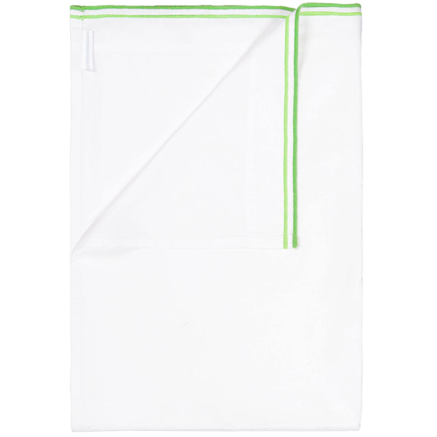 Designers Guild Astor Flat Sheet Emerald Green