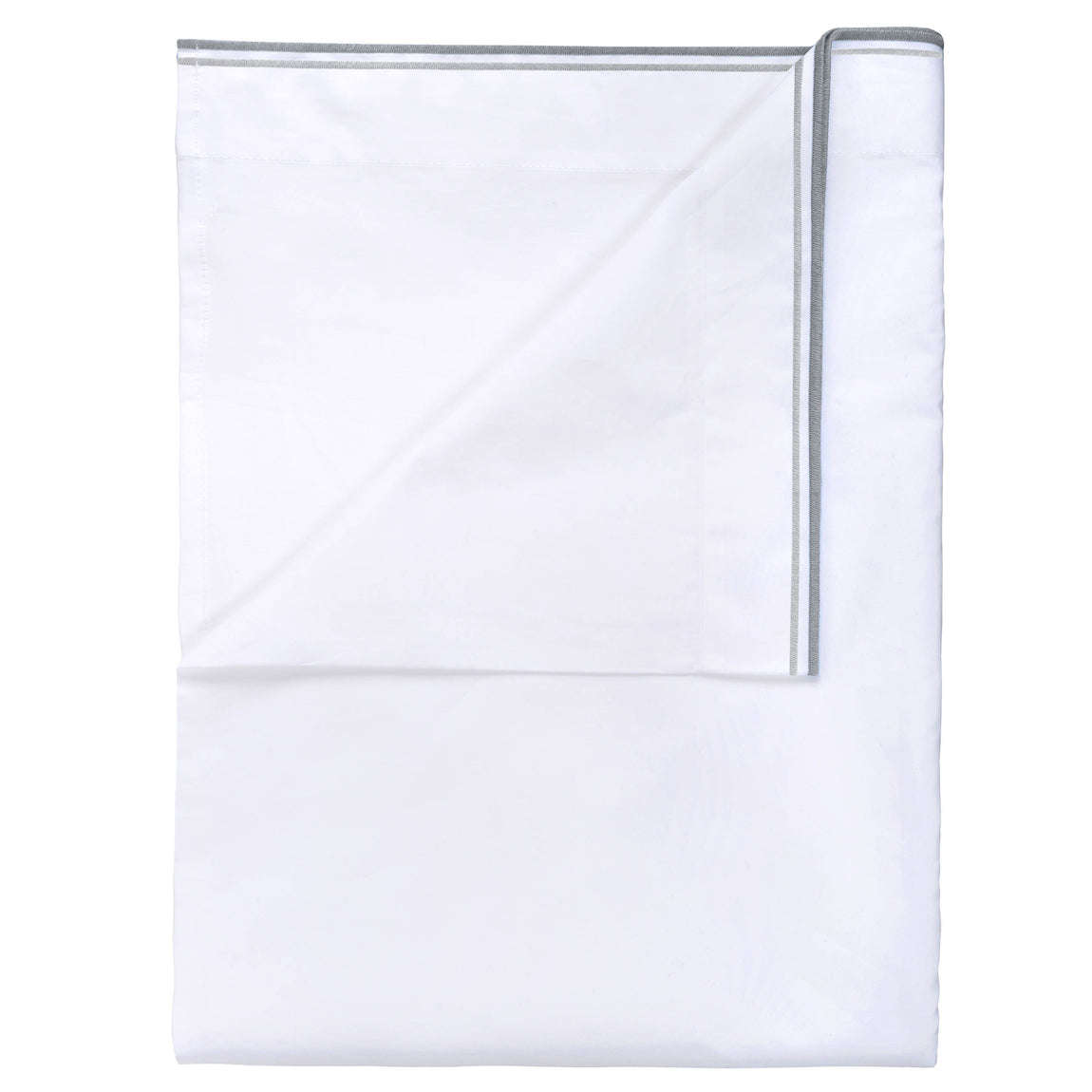 Designers Guild Astor Flat Sheet Silver Slate